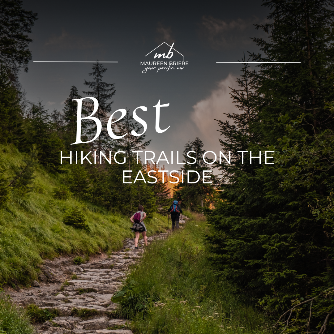 A hiker enjoying panoramic mountain views on Rattlesnake Ledge near North Bend, Washington — one of the best hiking trails on the Eastside.