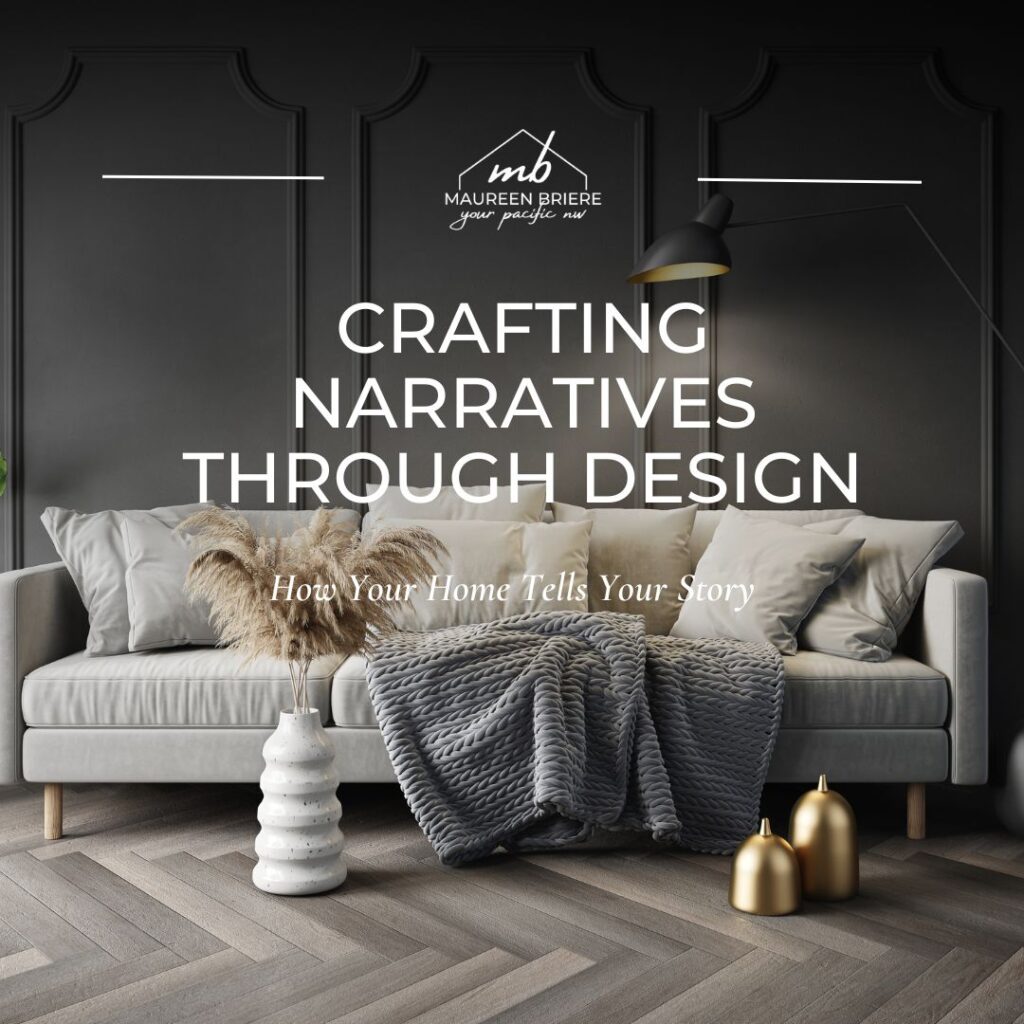 Bright, minimalist Pacific Northwest living room that reflects personal style and tells a home’s story through design.