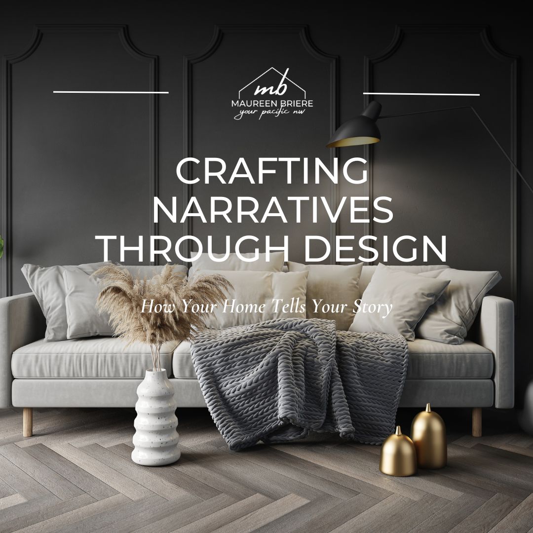 Bright, minimalist Pacific Northwest living room that reflects personal style and tells a home’s story through design.